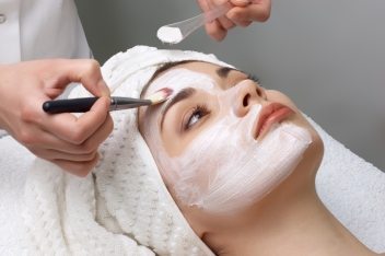 beauty salon series, facial mask applying © starush #6656103